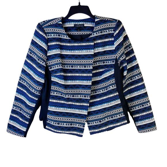 Lane Bryant Jackets & Blazers - Lane Bryant‎ Tribal Print Jacket Women's 20 Swing Aztec Geometric Career Wear
